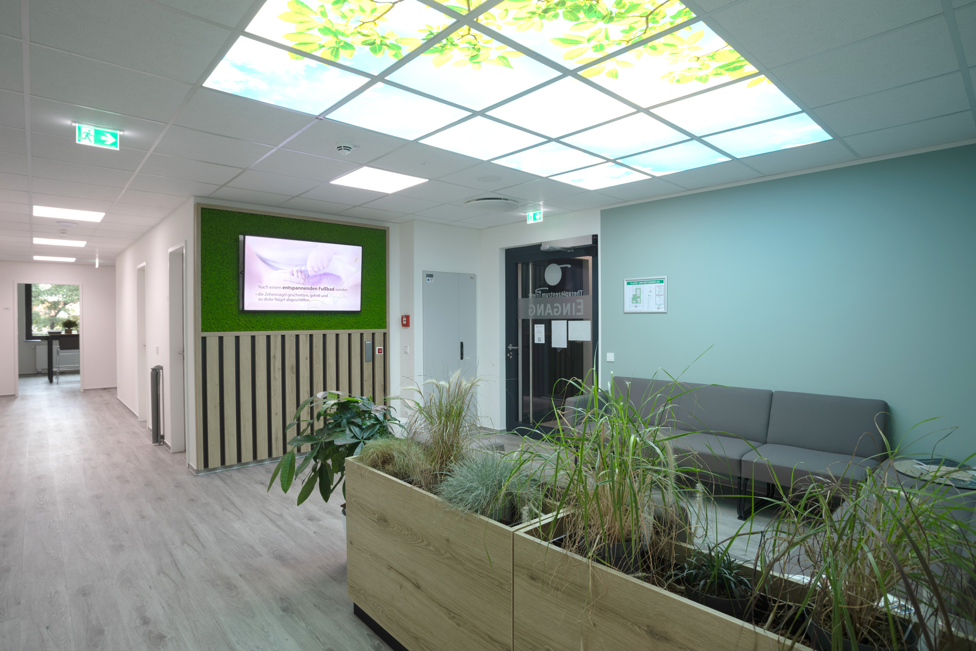 Eingangsbereich Therapiezentrum Prietz Gesundheitszentrum Dresden