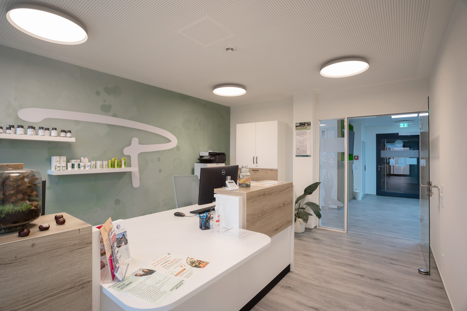 Empfang Therapiezentrum Prietz Gesundheitszentrum Dresden